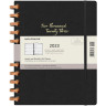 Еженедельник MOLESKINE SPIRAL XXL DHSPBK512MWH7Y23 черный